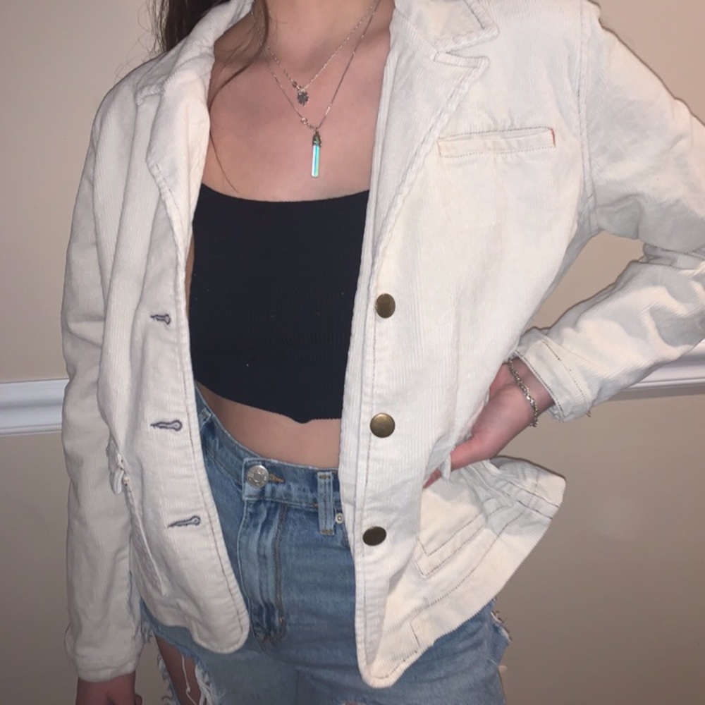 White Corduroy Jacket
